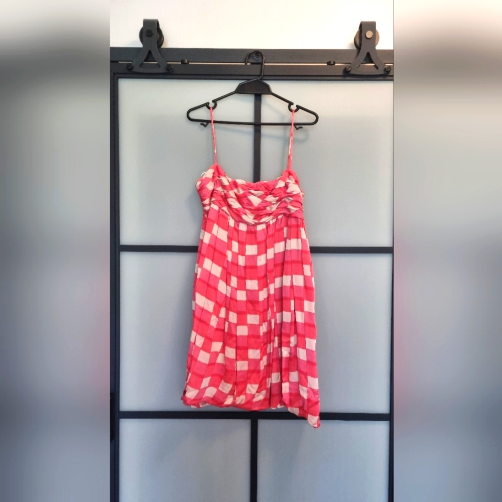 Silk pink dress